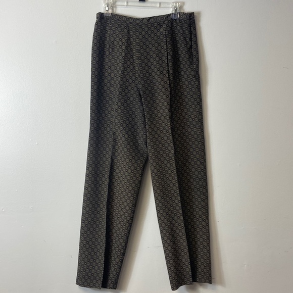 Talbots Women’s Size 14 Pure Silk Black & Beige Dress Slacks  Great Condition - Picture 1 of 8